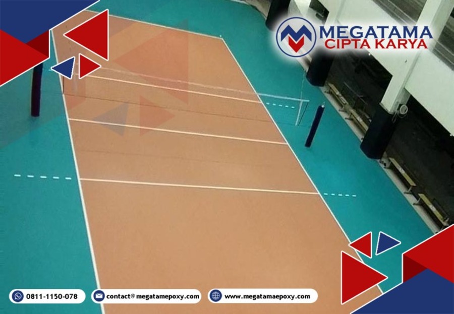 Jasa Cat Lapangan Voli Jakarta